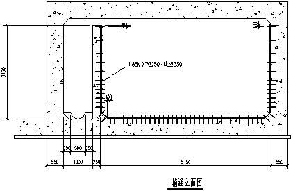 三, 施工工序: 1,箱涵,隧道面贴止水带施工